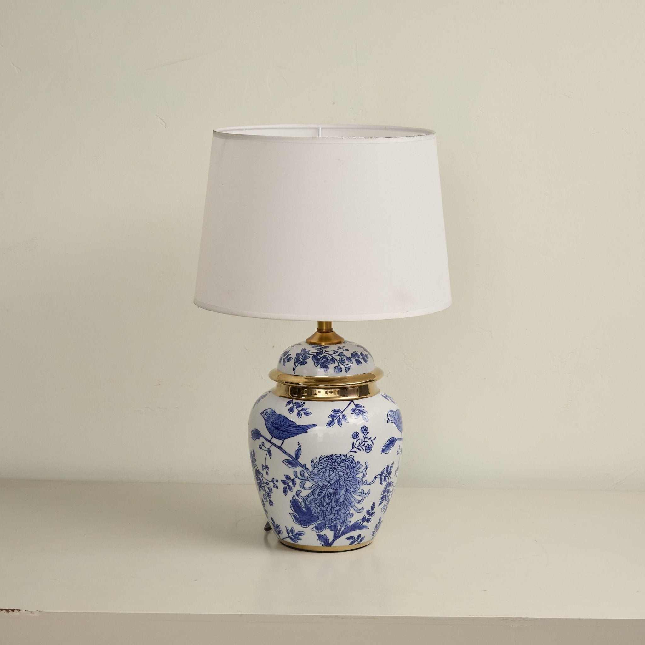 Azure Ceramic Table Lamp