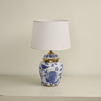 Azure Ceramic Table Lamp