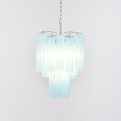 Celys Chandelier Azzura Murano Glass Tube Coastal