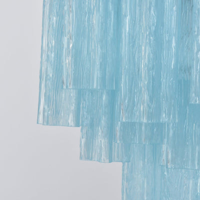 Celys Chandelier Azzura Murano Glass Tube Coastal