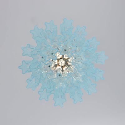 Celys Chandelier Azzura Murano Glass Tube Coastal