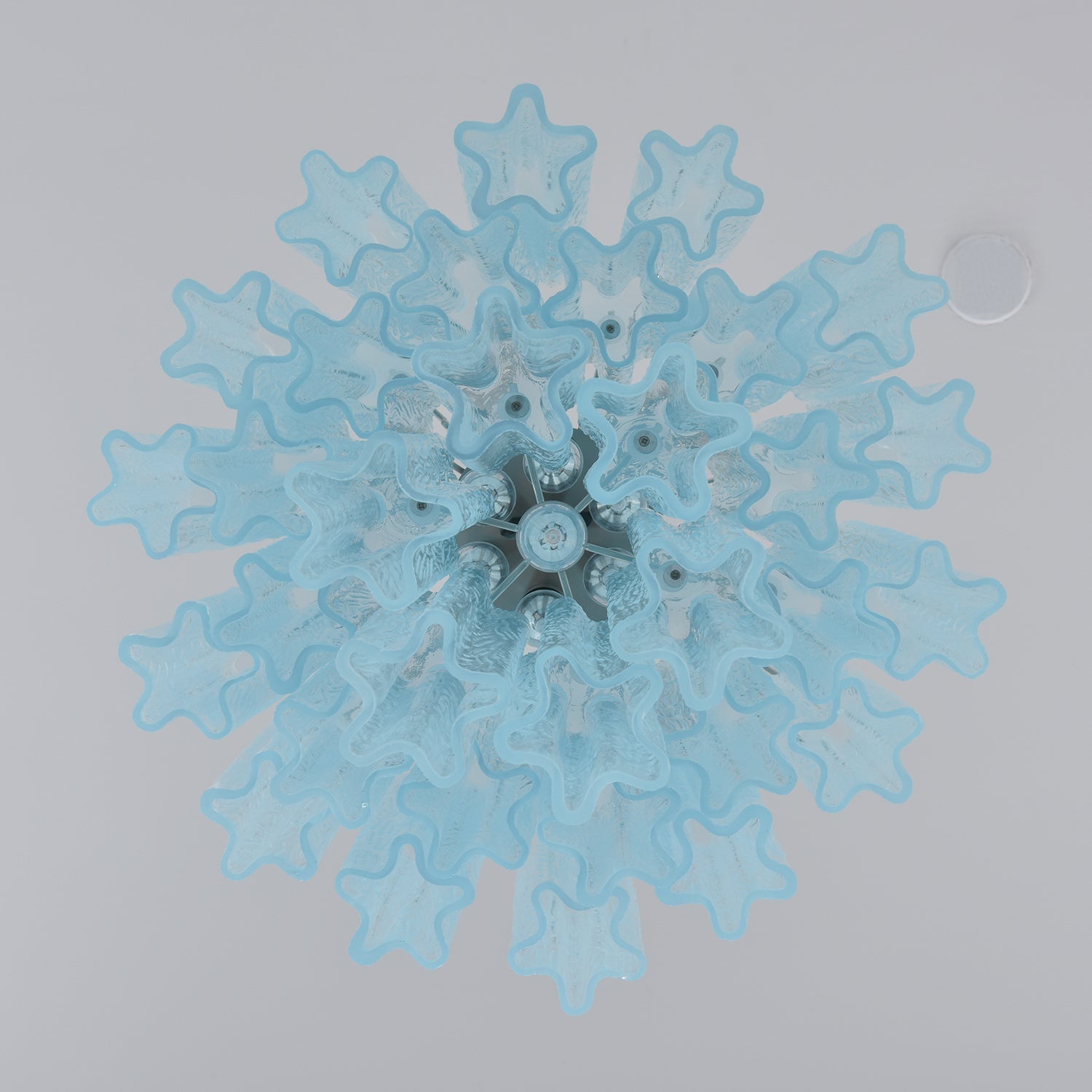 Celys Chandelier Azzura Murano Glass Tube Coastal