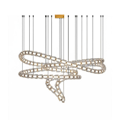 Nexus Gold  Crystal Chandelier