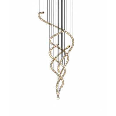 Nexus Gold  Crystal Chandelier