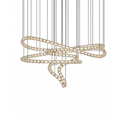Nexus Gold  Crystal Chandelier
