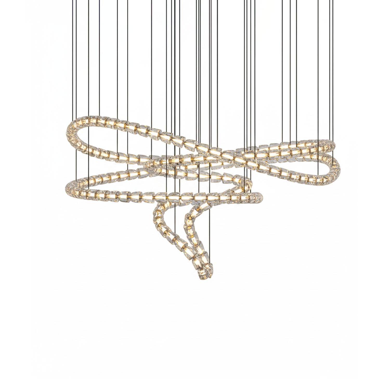 Nexus Gold  Crystal Chandelier