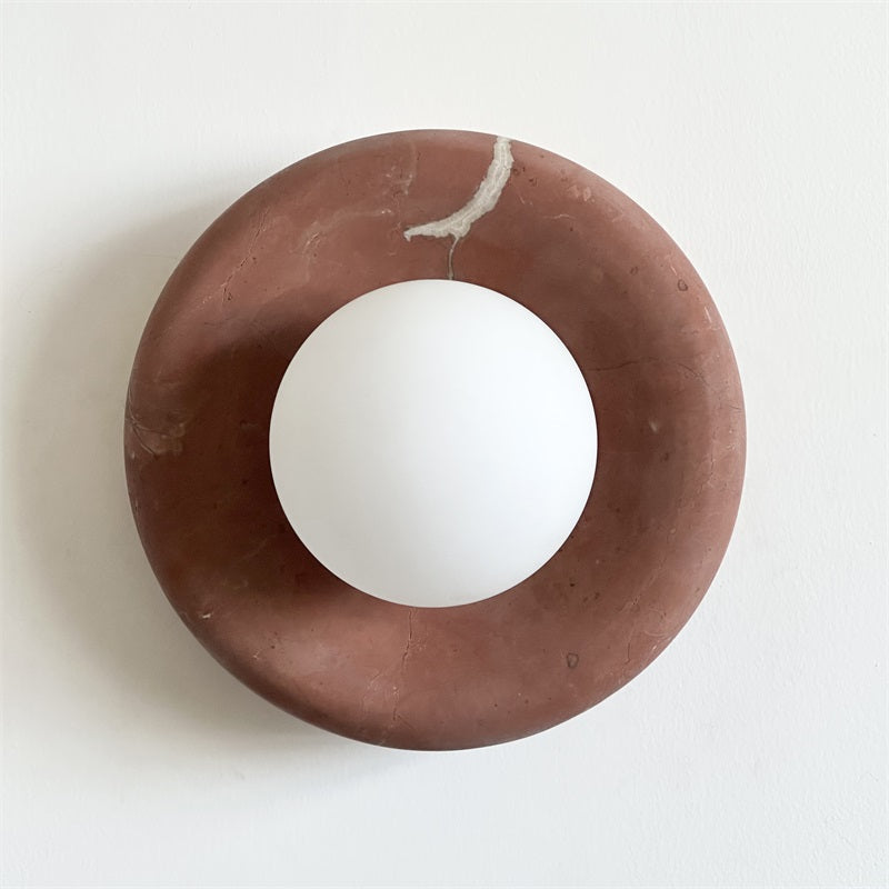 Avi Marble Indoor Wall  Sconce