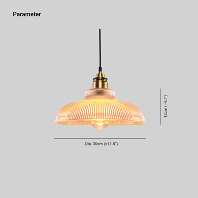 Arisha Industrial LED Pendant Light Clear/Amber Bedroom/Restaurant - Neutral Decor