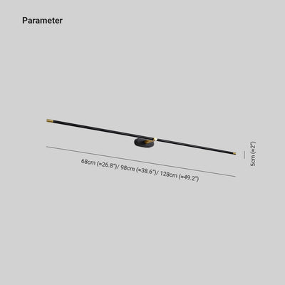 Arisha Minimalist Linear Rechargeable Wall Lamp