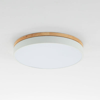 Valentina Nordic LED Round Flush Mount Ceiling Light - Neutral Decor