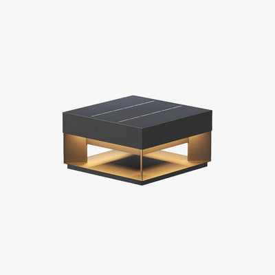 Ray Post Modern Solar Square LED Outdoor Light - Neutral Decor