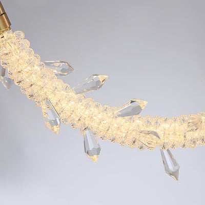 Lustre Elegant Crystal Pendant Light