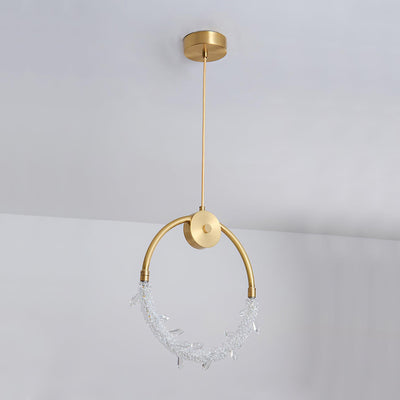 Lustre Elegant Crystal Pendant Light