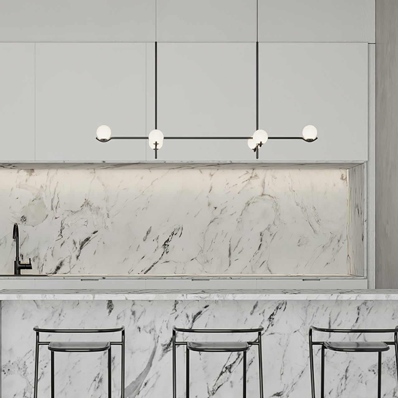 Bora Minimalist Glass Pendant Light