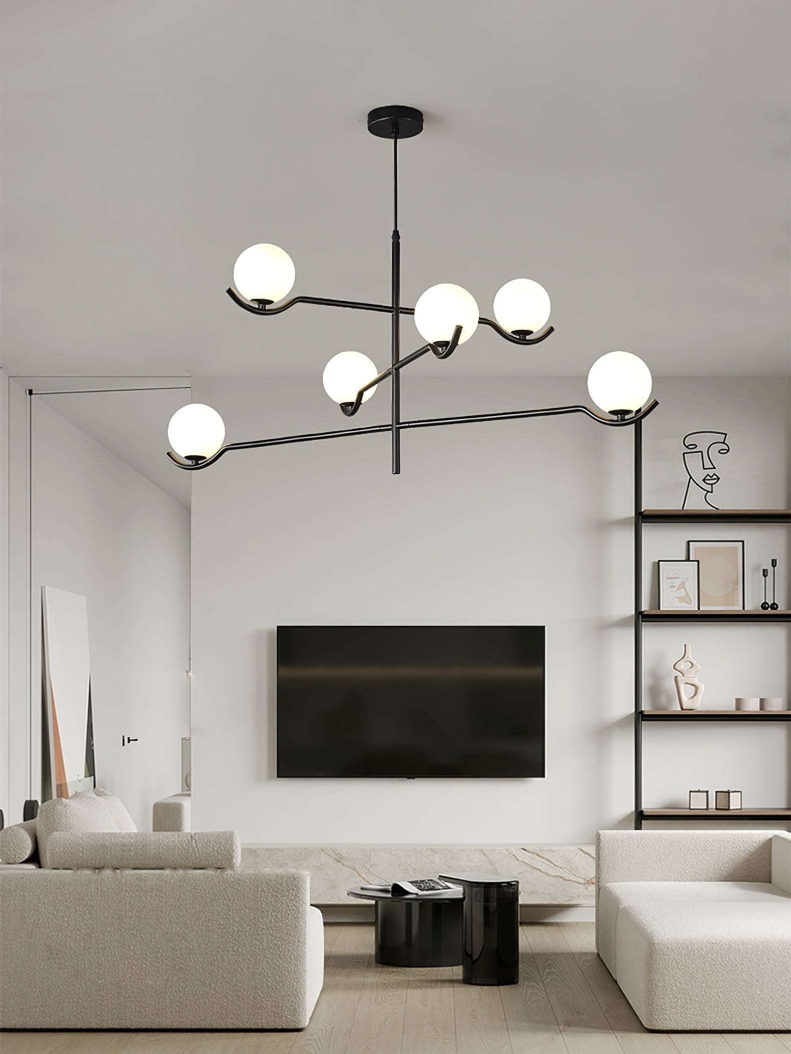 Bora Minimalist Glass Pendant Light