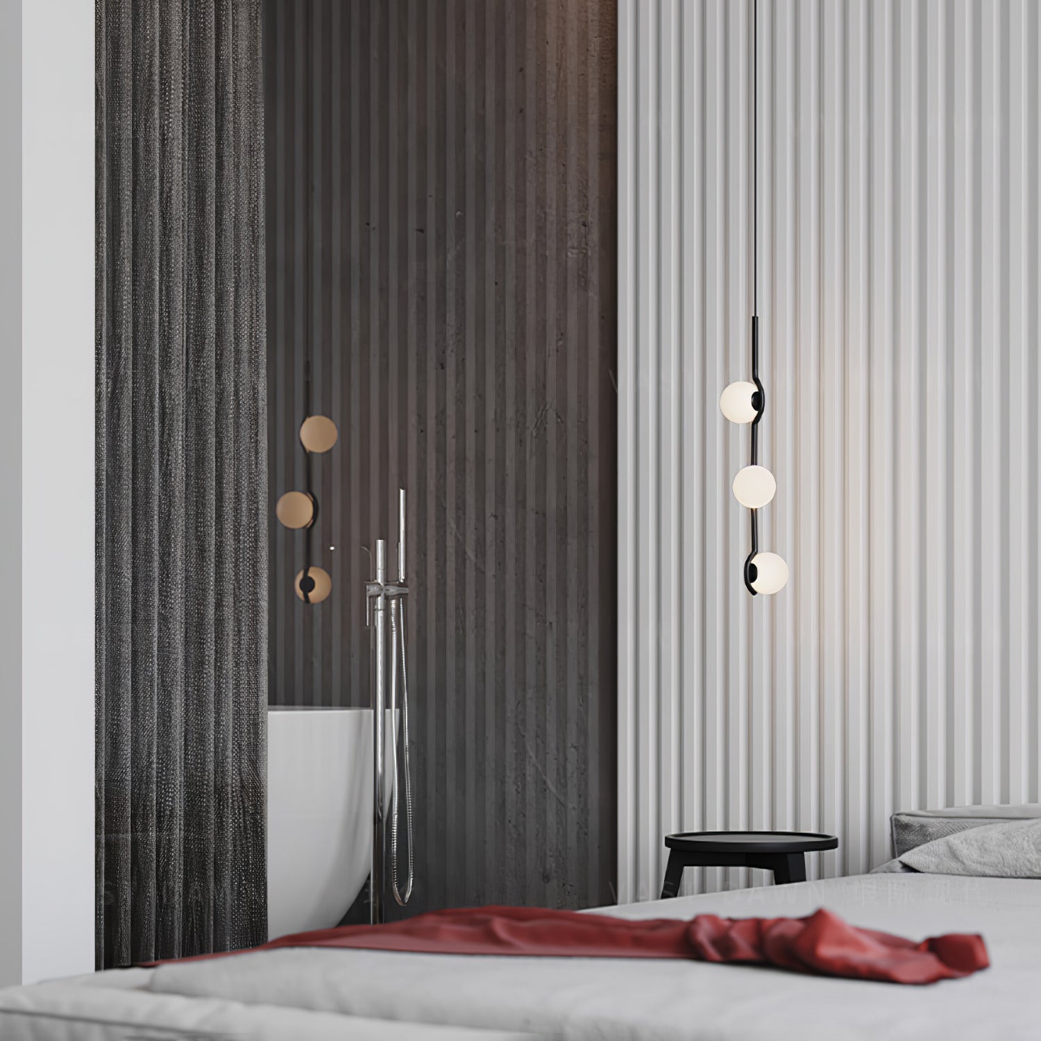 Bora Minimalist Glass Pendant Light