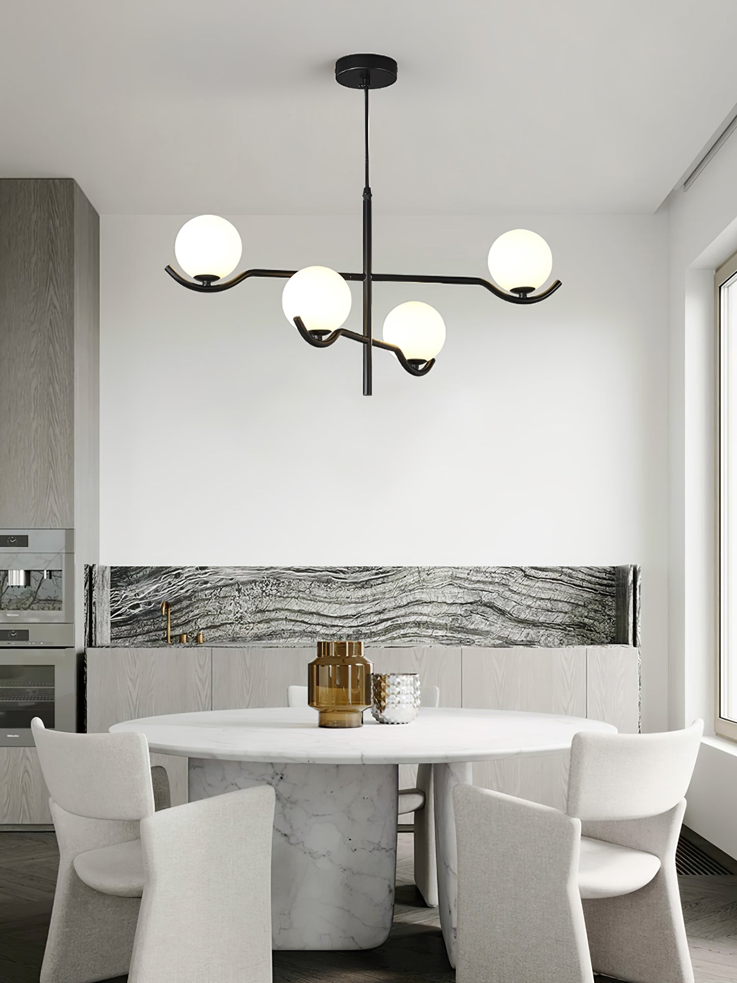 Bora Minimalist Glass Pendant Light