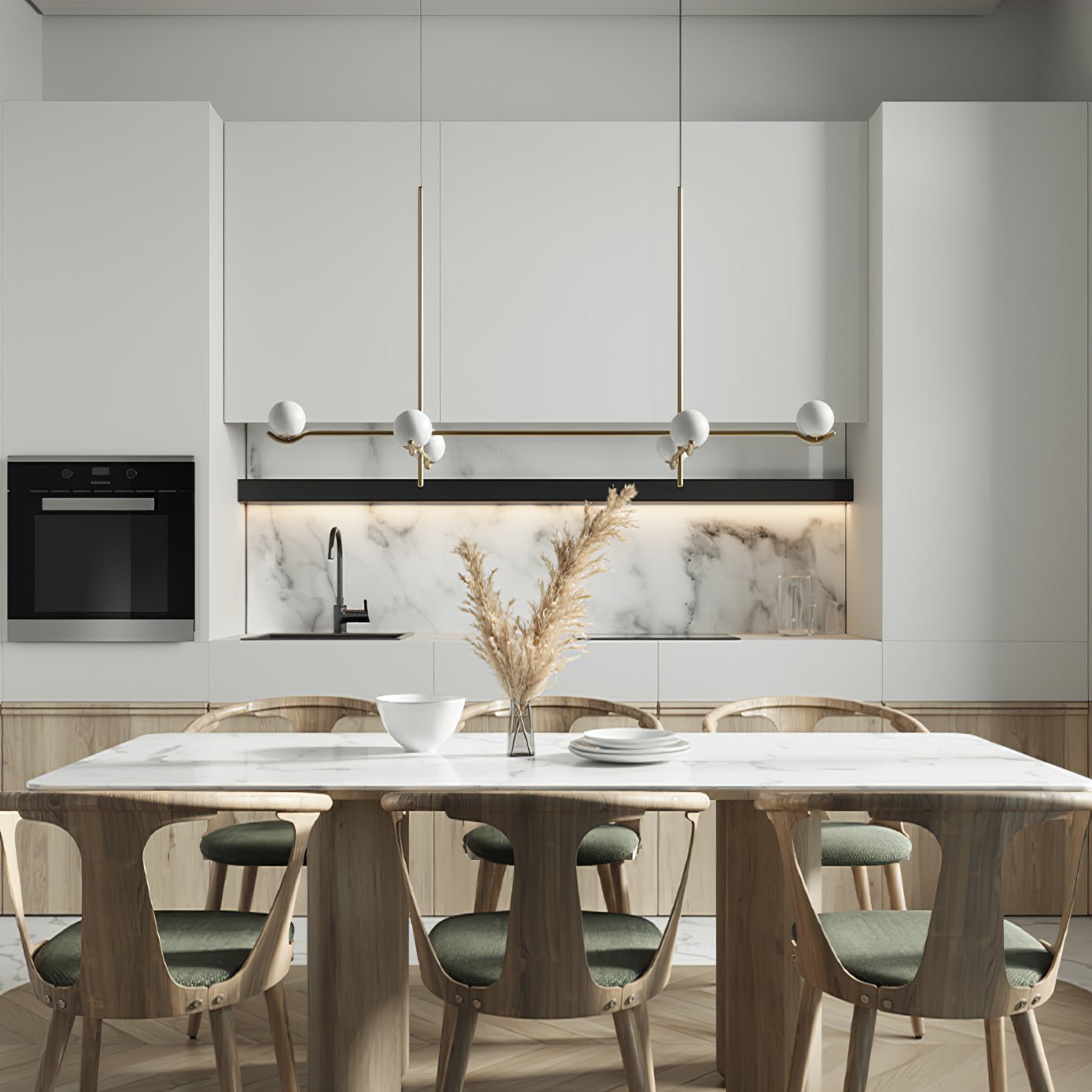 Bora Minimalist Glass Pendant Light