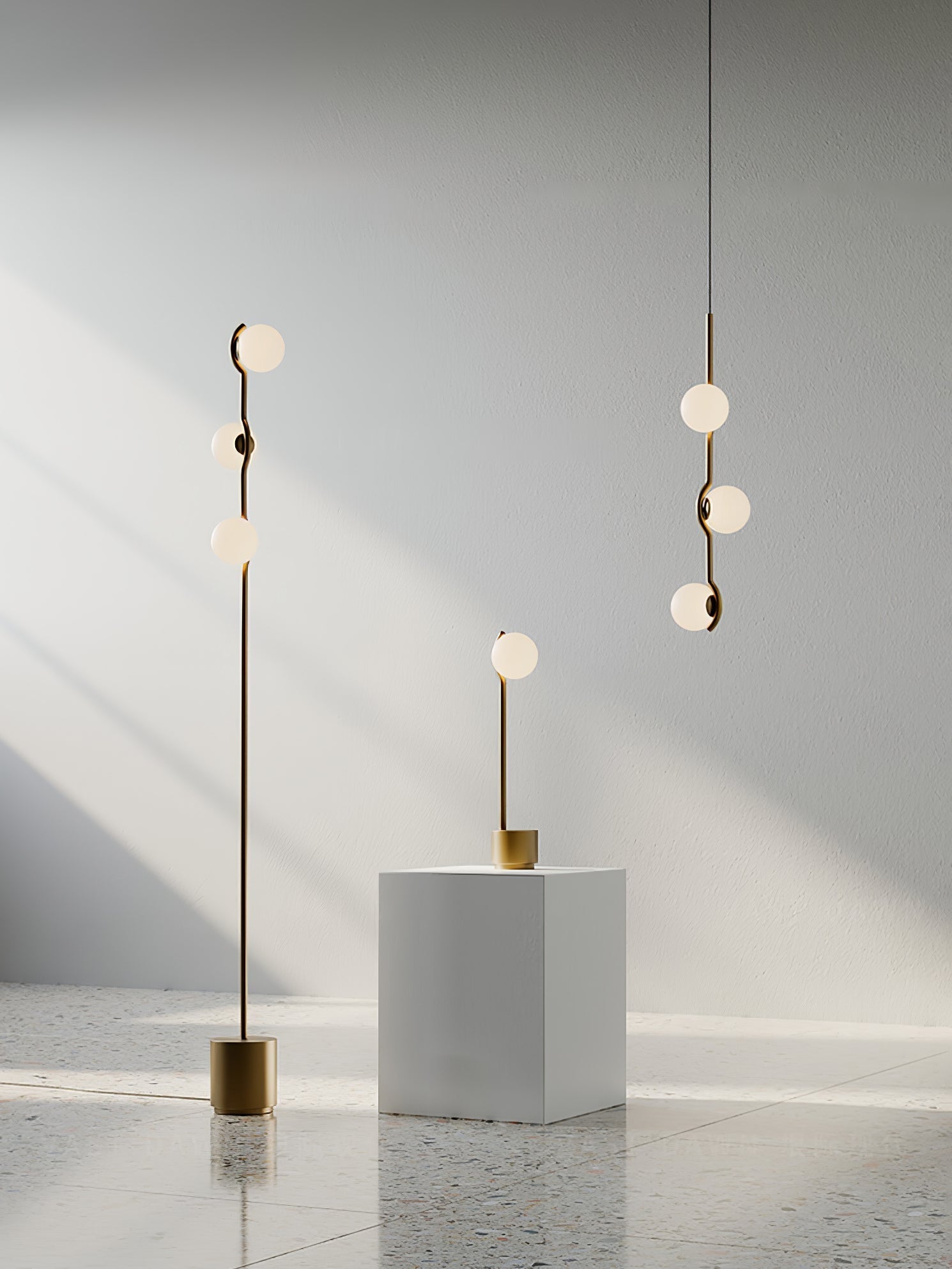 Bora Minimalist Glass Pendant Light