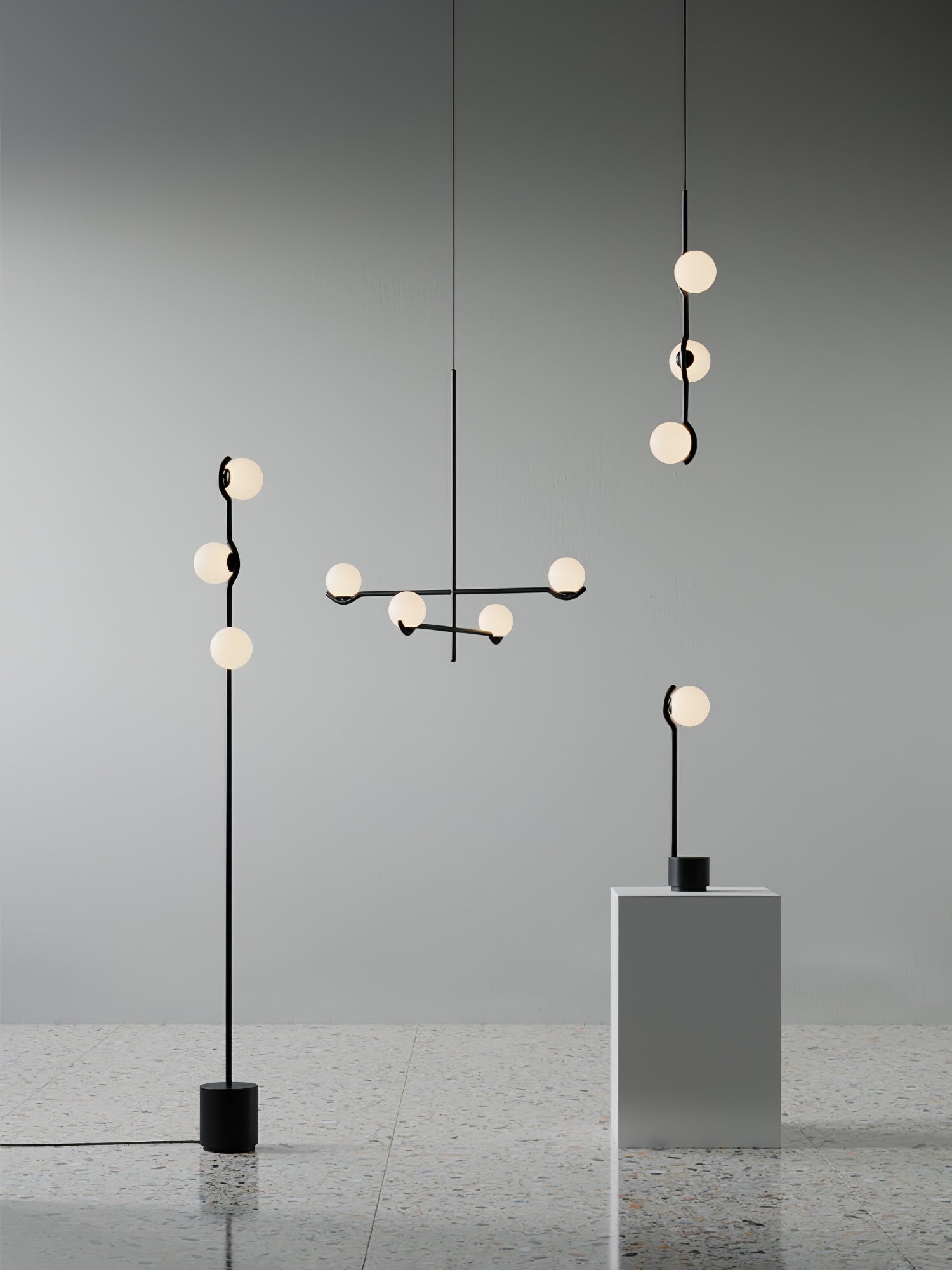 Bora Minimalist Glass Pendant Light