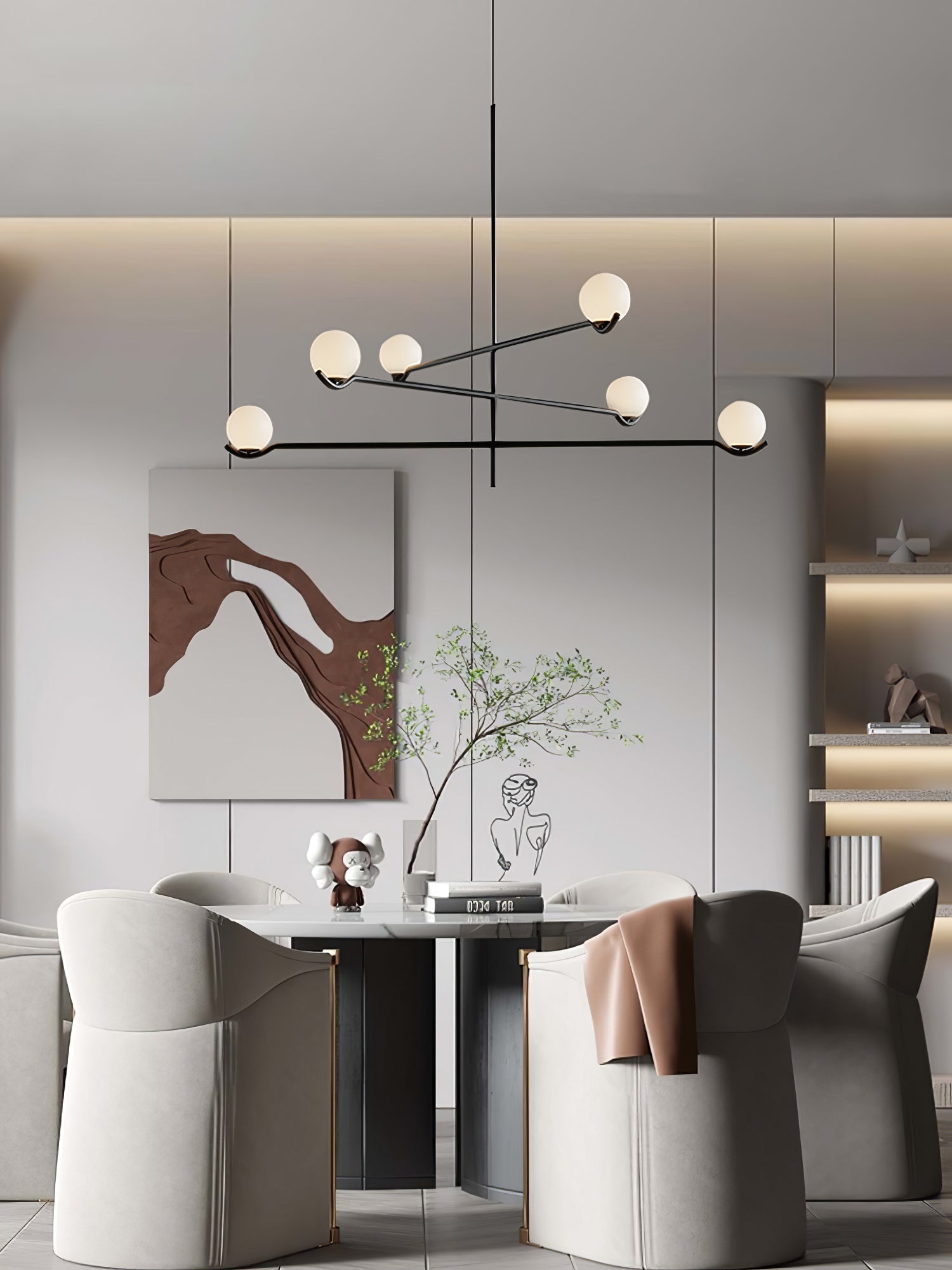 Bora Minimalist Glass Pendant Light