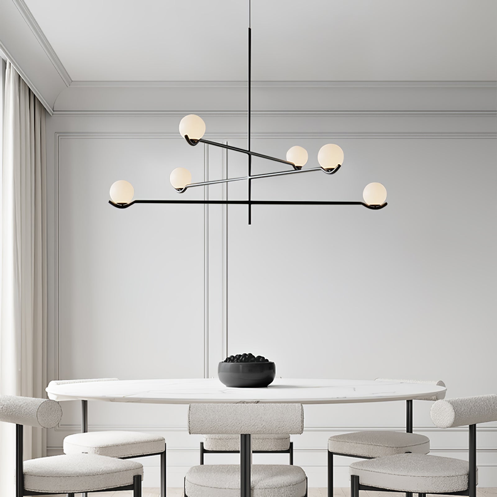 Bora Minimalist Glass Pendant Light
