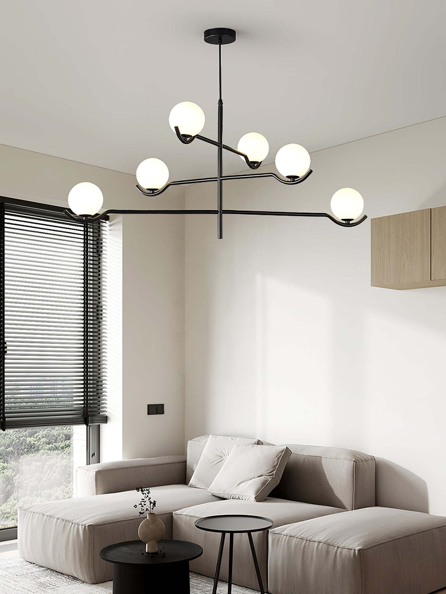 Bora Minimalist Glass Pendant Light