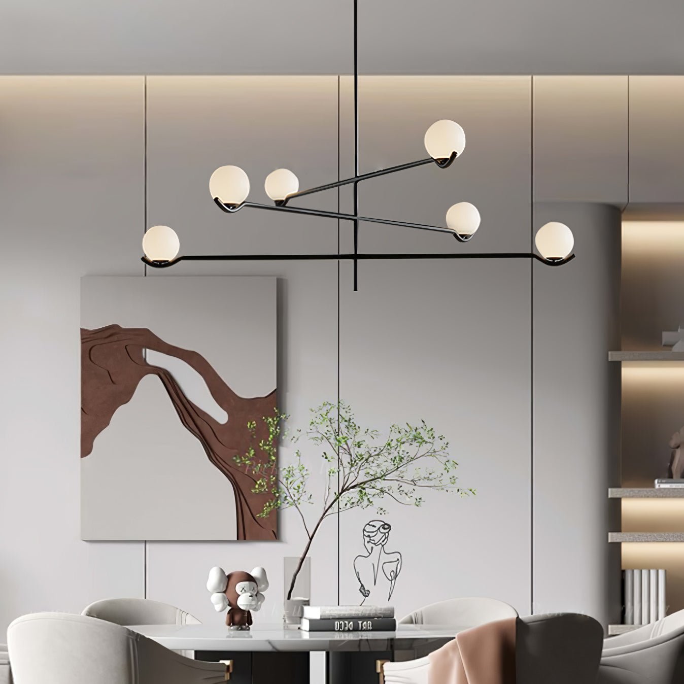 Bora Minimalist Glass Pendant Light