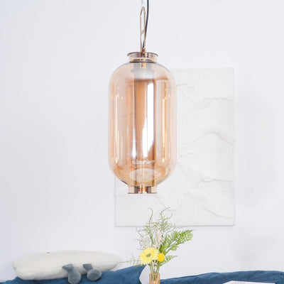 Uphaos Modern Minimalist Family Glass Pendant Light