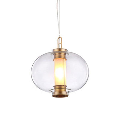 Uphaos Modern Minimalist Family Glass Pendant Light