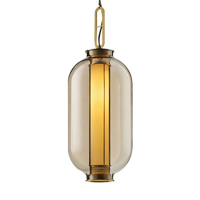 Uphaos Modern Minimalist Family Glass Pendant Light