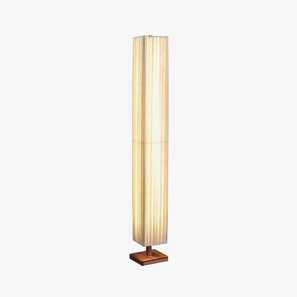Vesolyre Japandi Fabric Floor Lamp - Neutral Decor