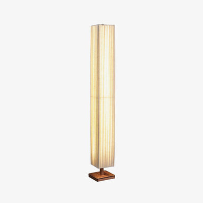 Vesolyre Japandi Fabric Floor Lamp - Neutral Decor