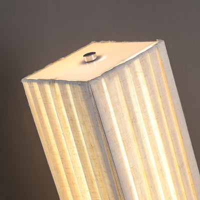 Vesolyre Japandi Fabric Floor Lamp - Neutral Decor