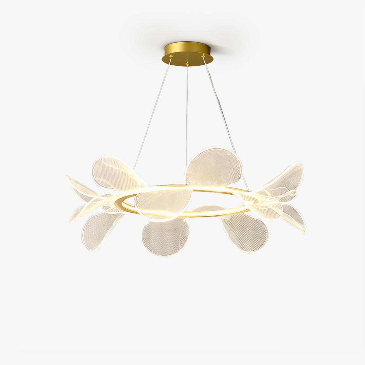 Lustra Chandelier Bain Flying Flowers Acrylic - Neutral Decor