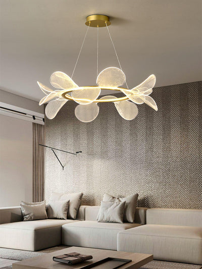 Lustra Chandelier Bain Flying Flowers Acrylic - Neutral Decor