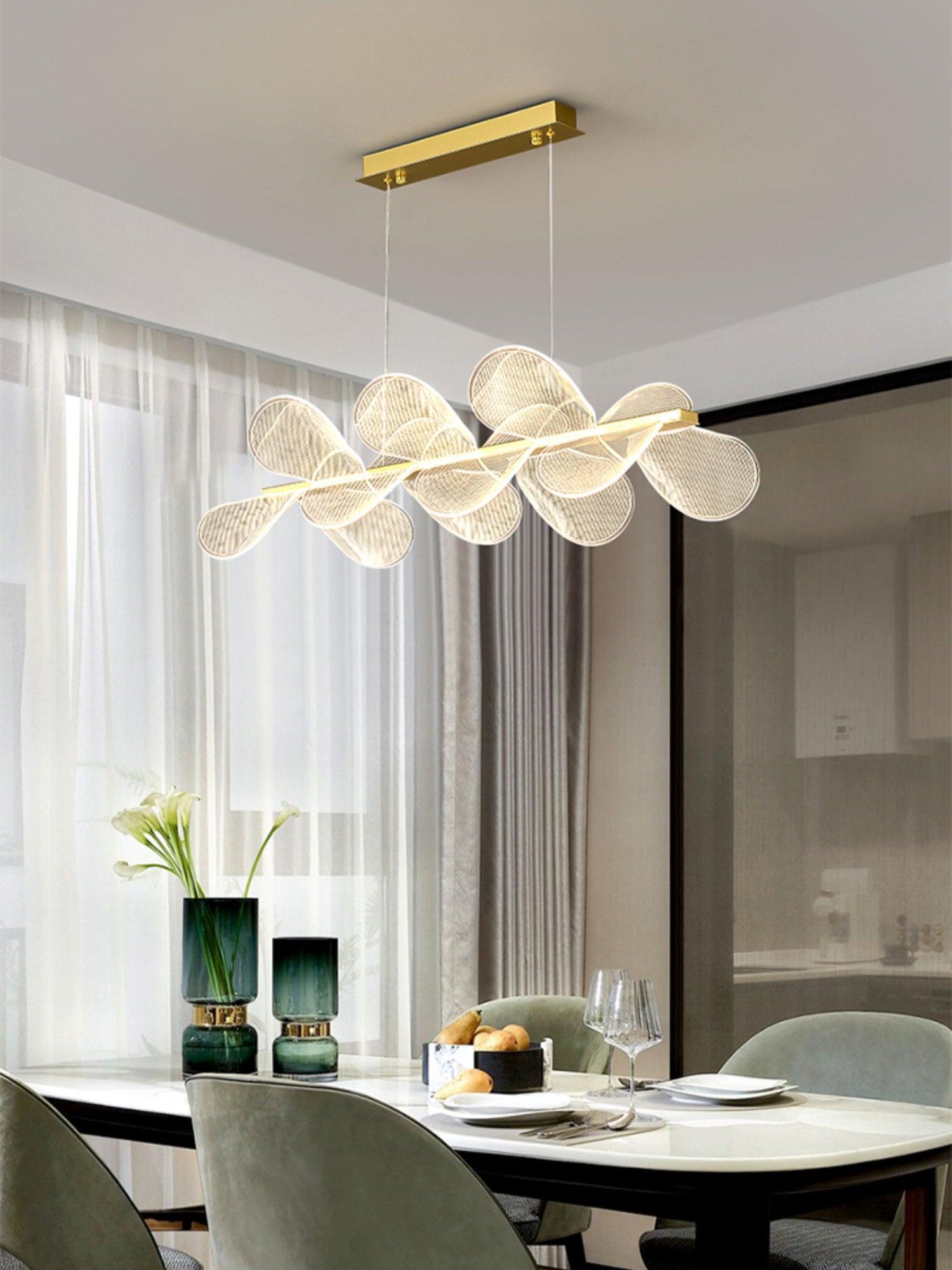 Lustra Chandelier Bain Flying Flowers Acrylic - Neutral Decor