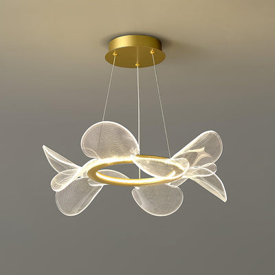 Lustra Chandelier Bain Flying Flowers Acrylic - Neutral Decor