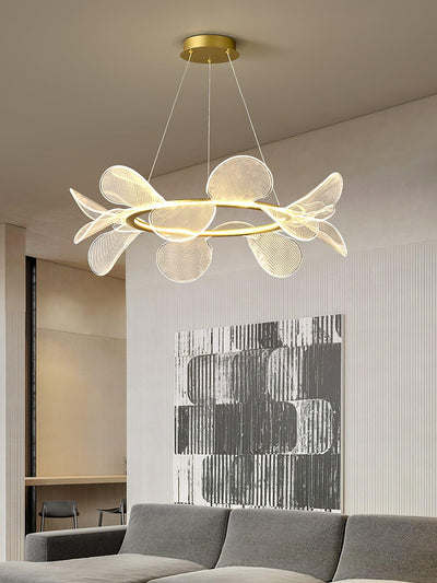Lustra Chandelier Bain Flying Flowers Acrylic - Neutral Decor
