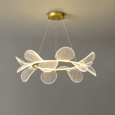 Lustra Chandelier Bain Flying Flowers Acrylic - Neutral Decor