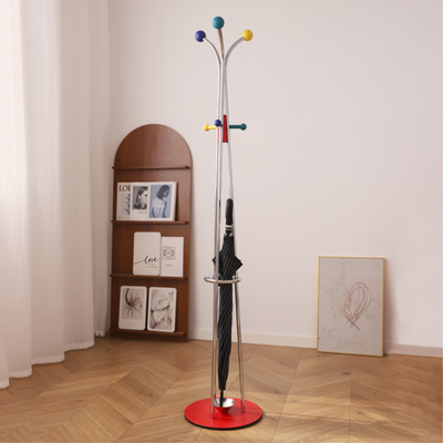 Noriine Ball Top Standing Coat Rack