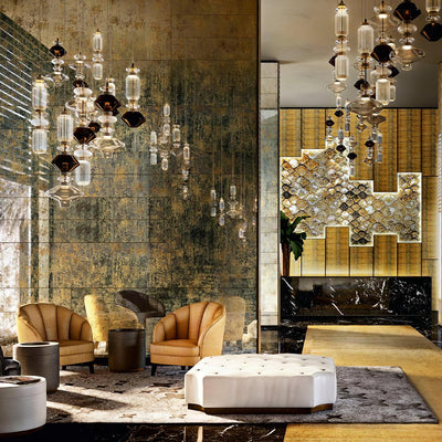 Veliora Glass Light Luxury Pendant Lamp