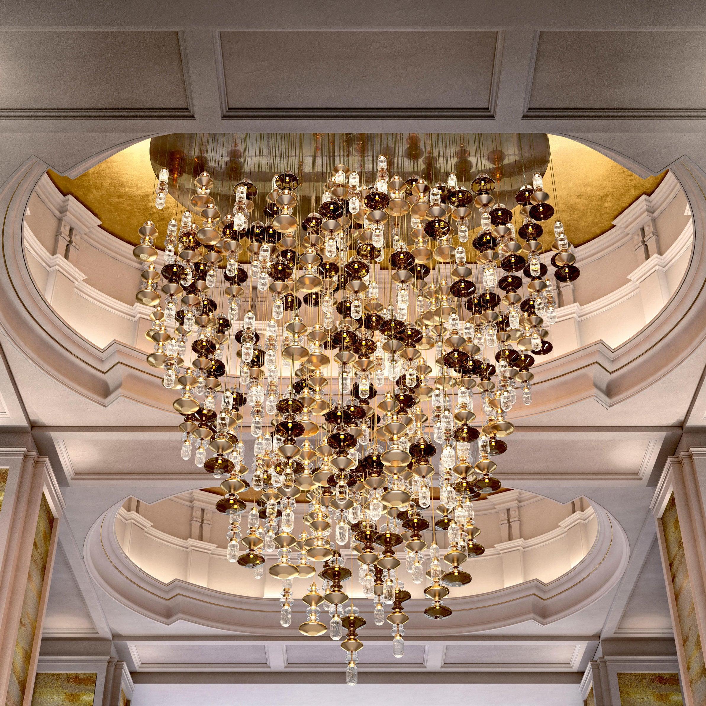 Veliora Glass Light Luxury Pendant Lamp