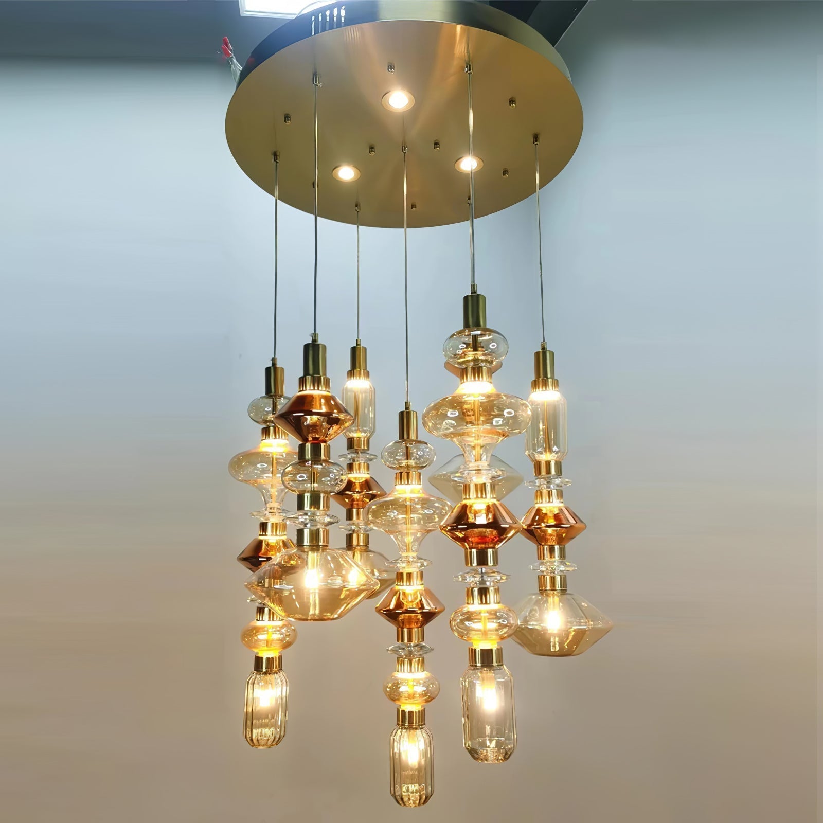 Veliora Glass Light Luxury Pendant Lamp