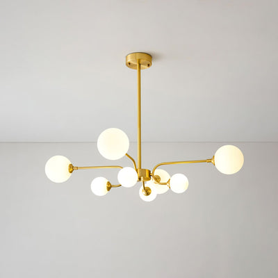 Wace Chandelier Globe Arm Modern