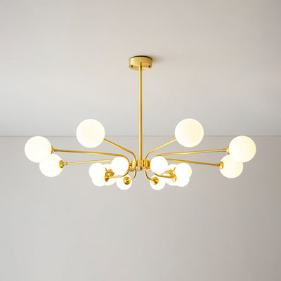 Wace Chandelier Globe Arm Modern