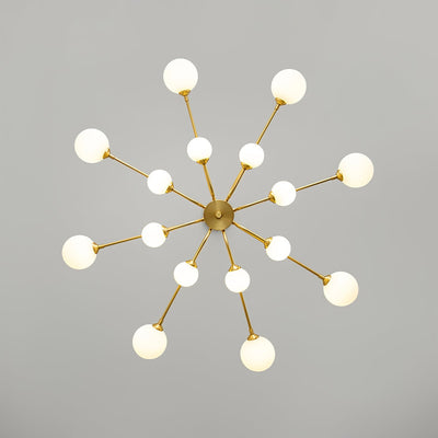 Wace Chandelier Globe Arm Modern