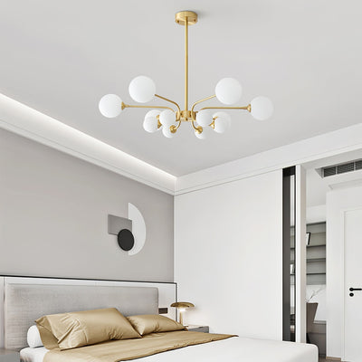 Wace Chandelier Globe Arm Modern