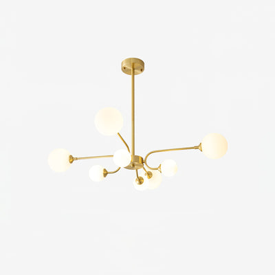 Wace Chandelier Globe Arm Modern