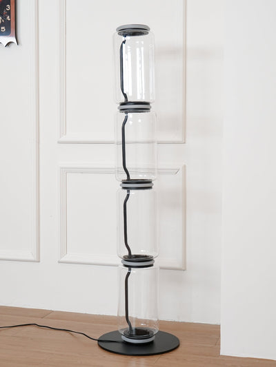 Lustra Floor Lamp Bamboo Glass - Neutral Decor
